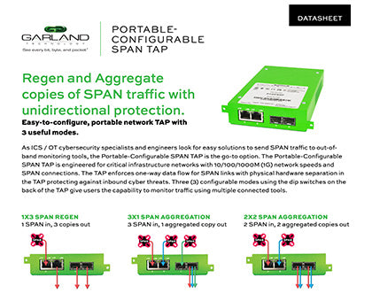 Data Sheet - Garland Data Diode SPAN Tap
